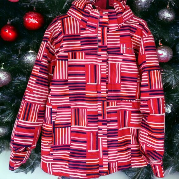 Columbia Puffer Jacket Omni Heat Thermal Insulated Nordic Jump  Girl's XL 18/20 - Picture 2 of 7